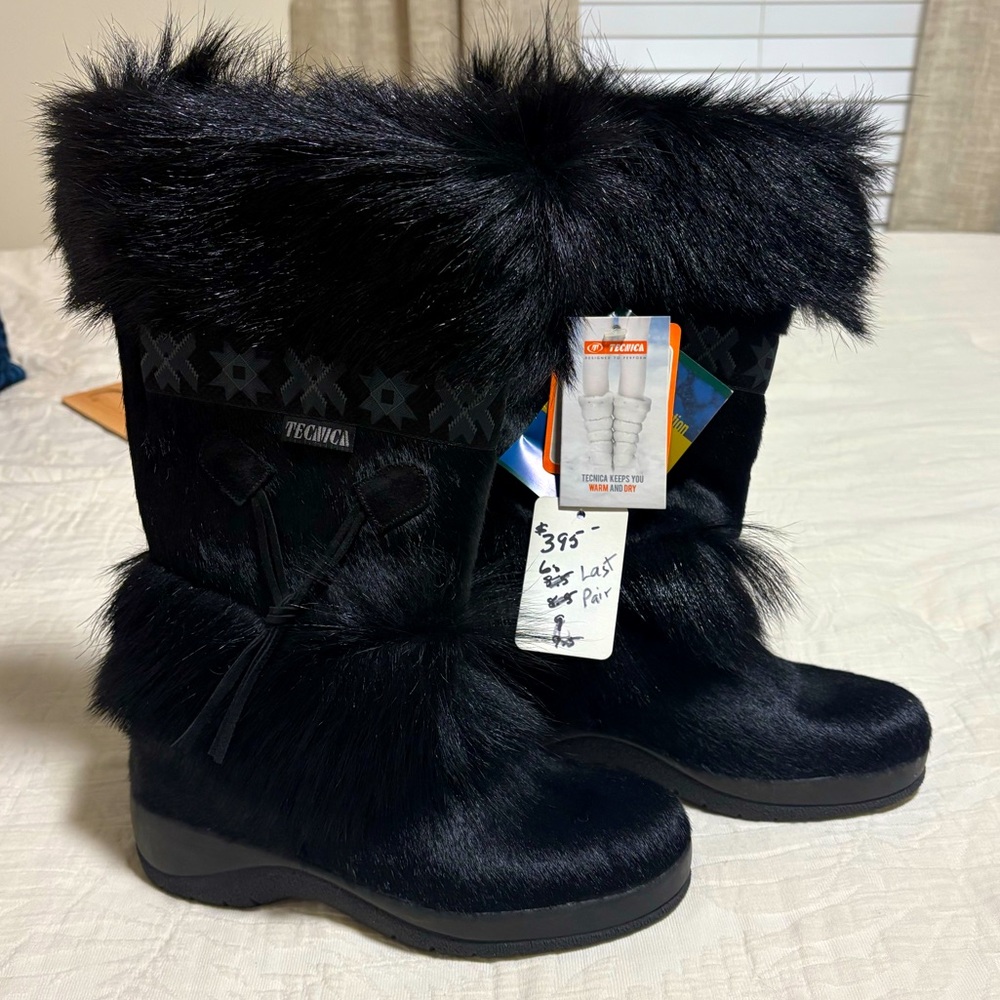 Tecnica Skandia Classic Cuffed Fur Boots- New with tags